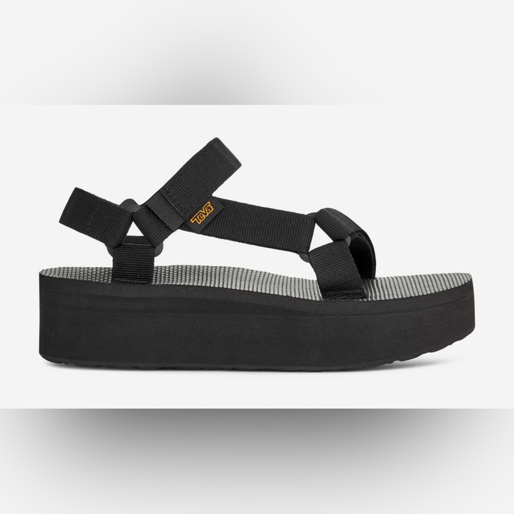 Teva Black Flatform Universal Women's Sandals